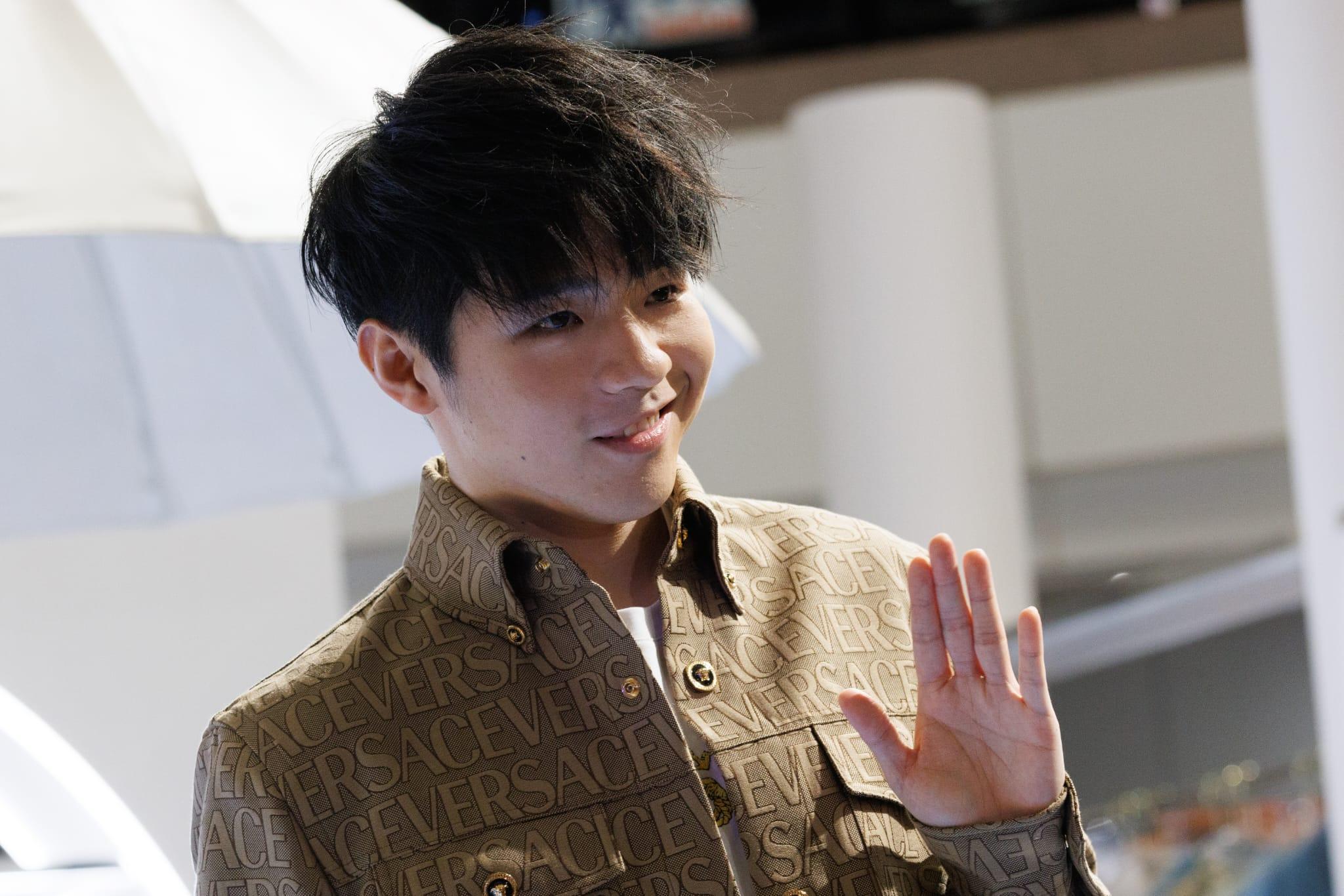 Ian再次化身「模特賢」出席時裝品牌活動。(蘇文傑攝)