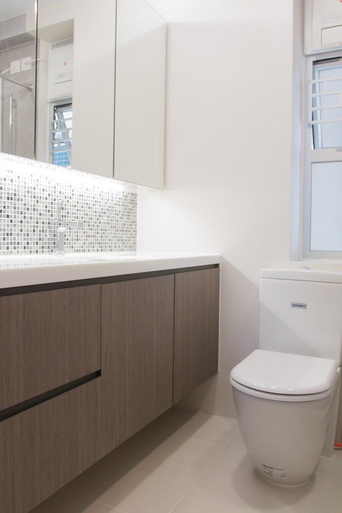 馬賽克磚身帶復古味