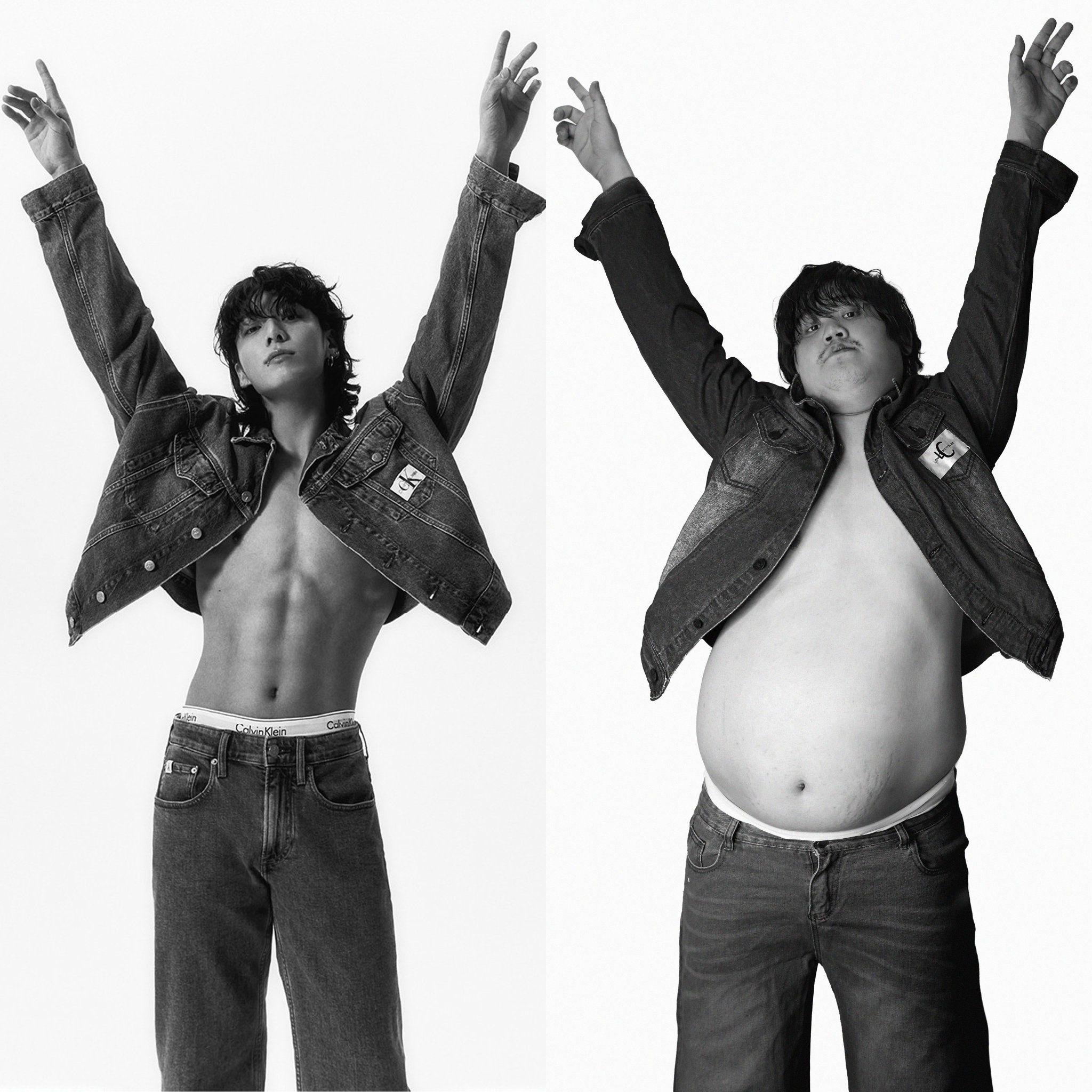 「Low cost cosplay」最近惡搞BTS成員柾國。