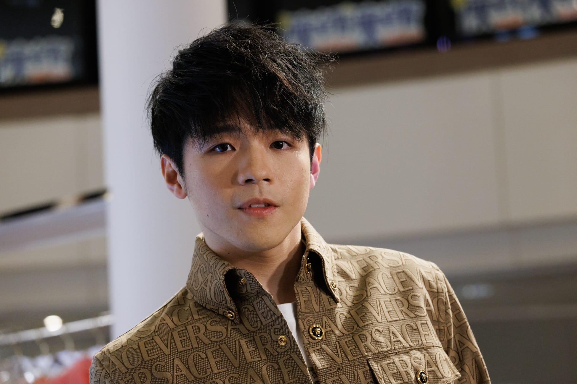 Ian再次化身「模特賢」出席時裝品牌活動。(蘇文傑攝)