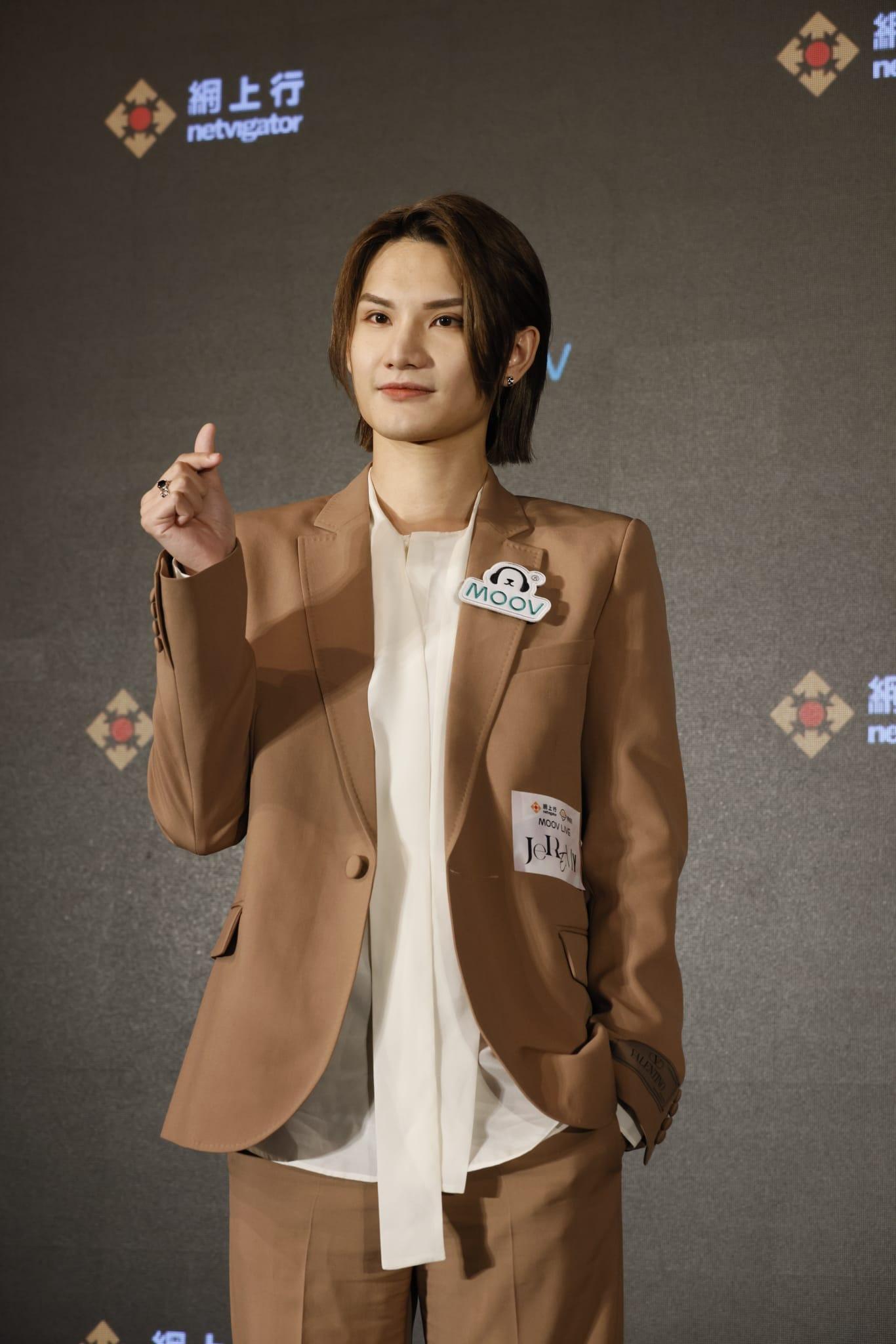 Jeremy預告個人演唱會將會唱不同語言歌曲。(蘇文傑攝)