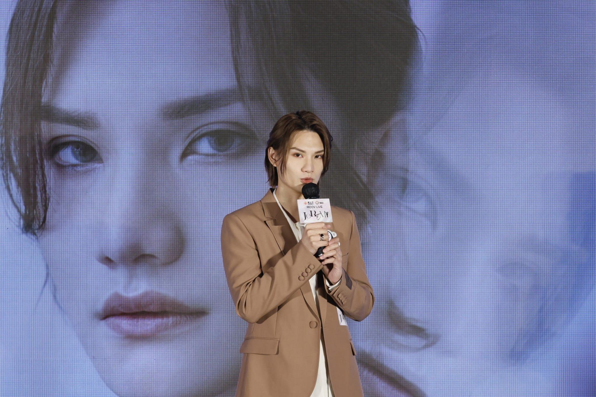 Jeremy預告這次的SOLO舞台將有全新嘗試。 (蘇文傑攝)