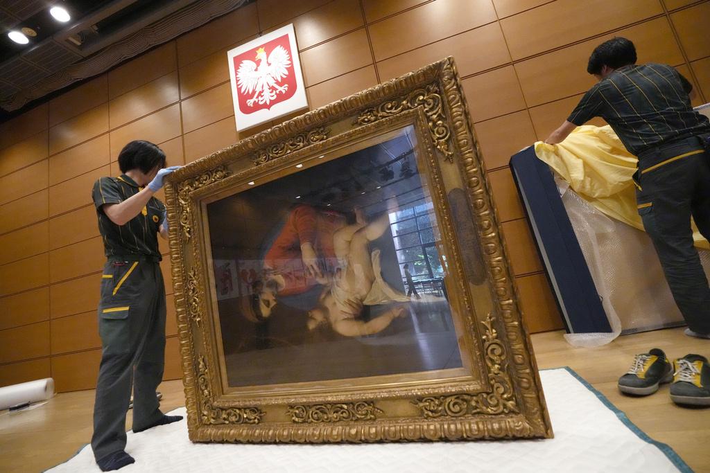 波蘭從日本運回被盜的藝術品。(美聯社)
