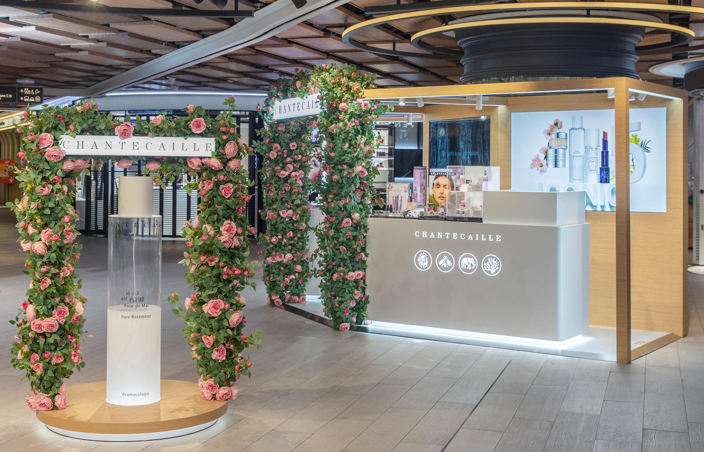 Chantecaille「25週年五月玫瑰園」限定店