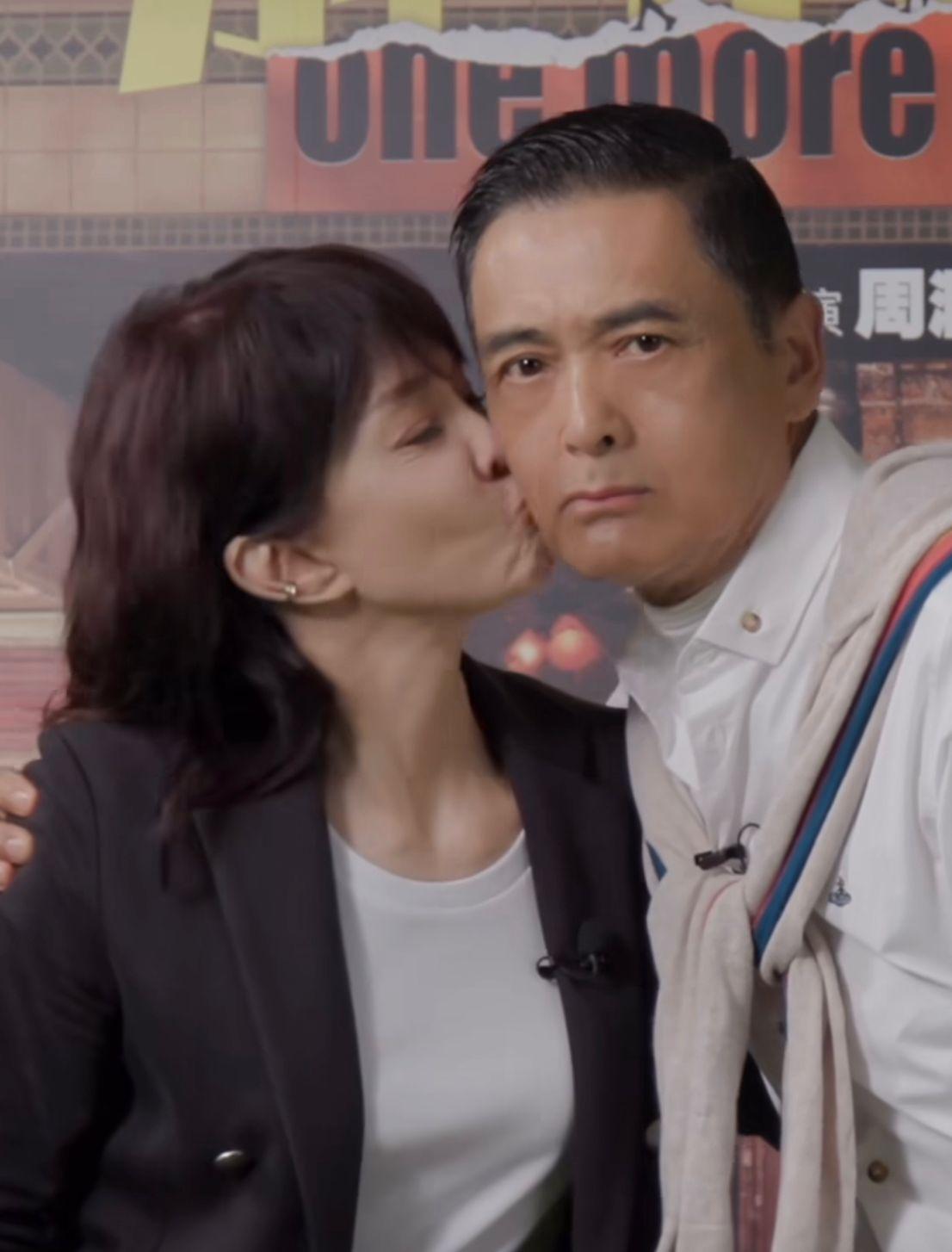 Do姐與發哥難得合體,在鏡頭前肉緊互啜。