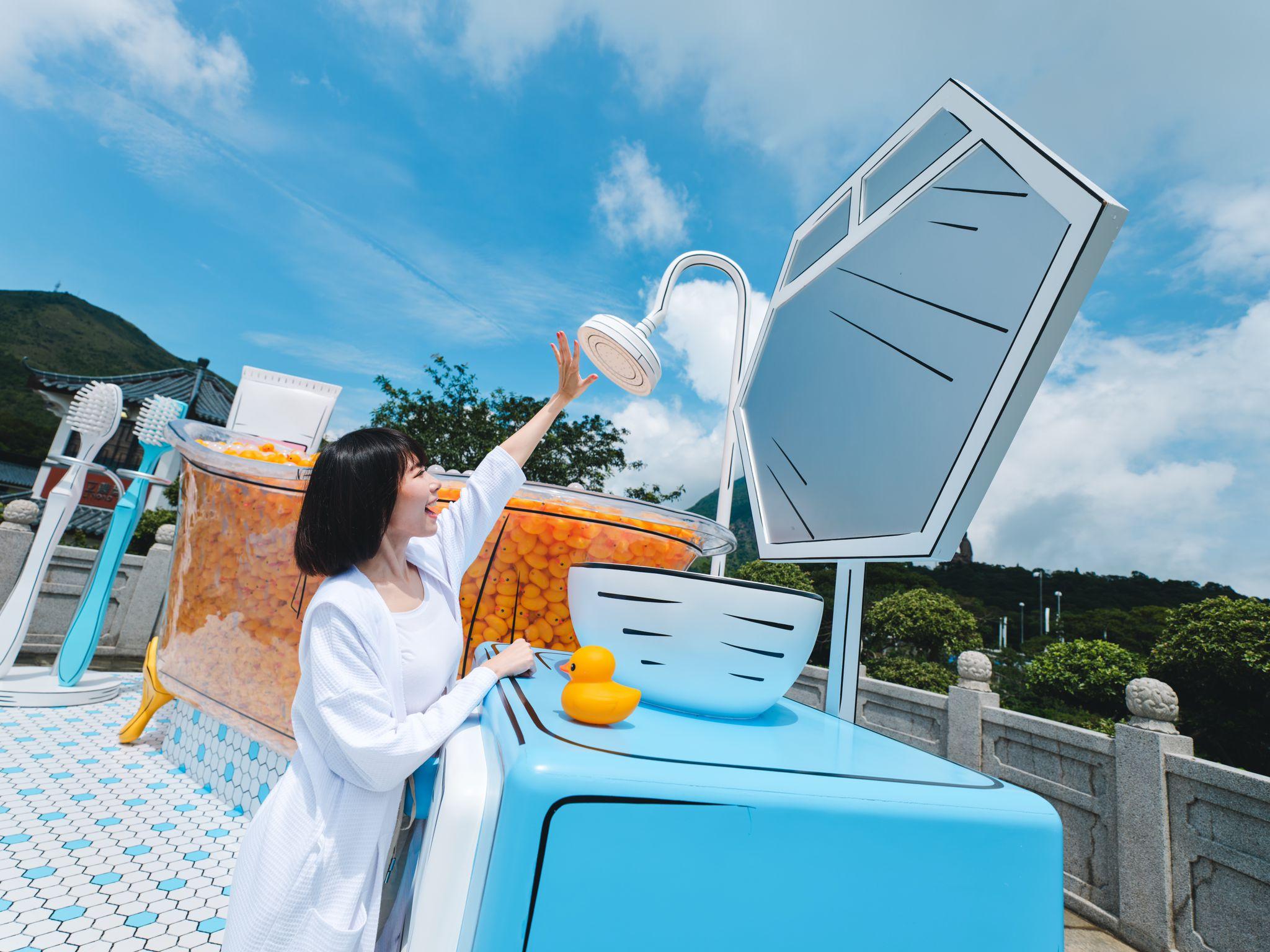 今次是林明禎第二次與昂坪360合作。