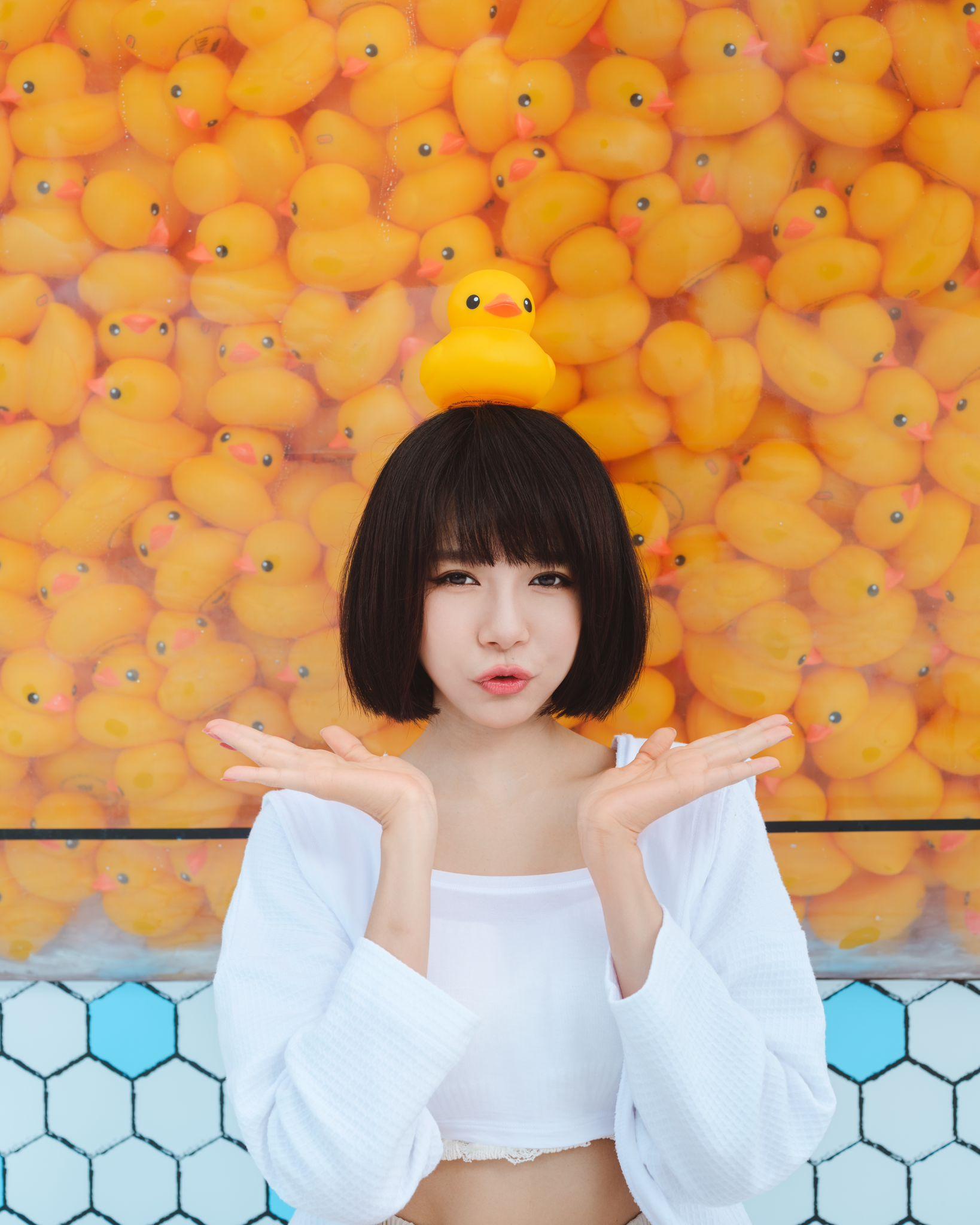 林明禎獲昂坪360安排響應「追鴨」潮。