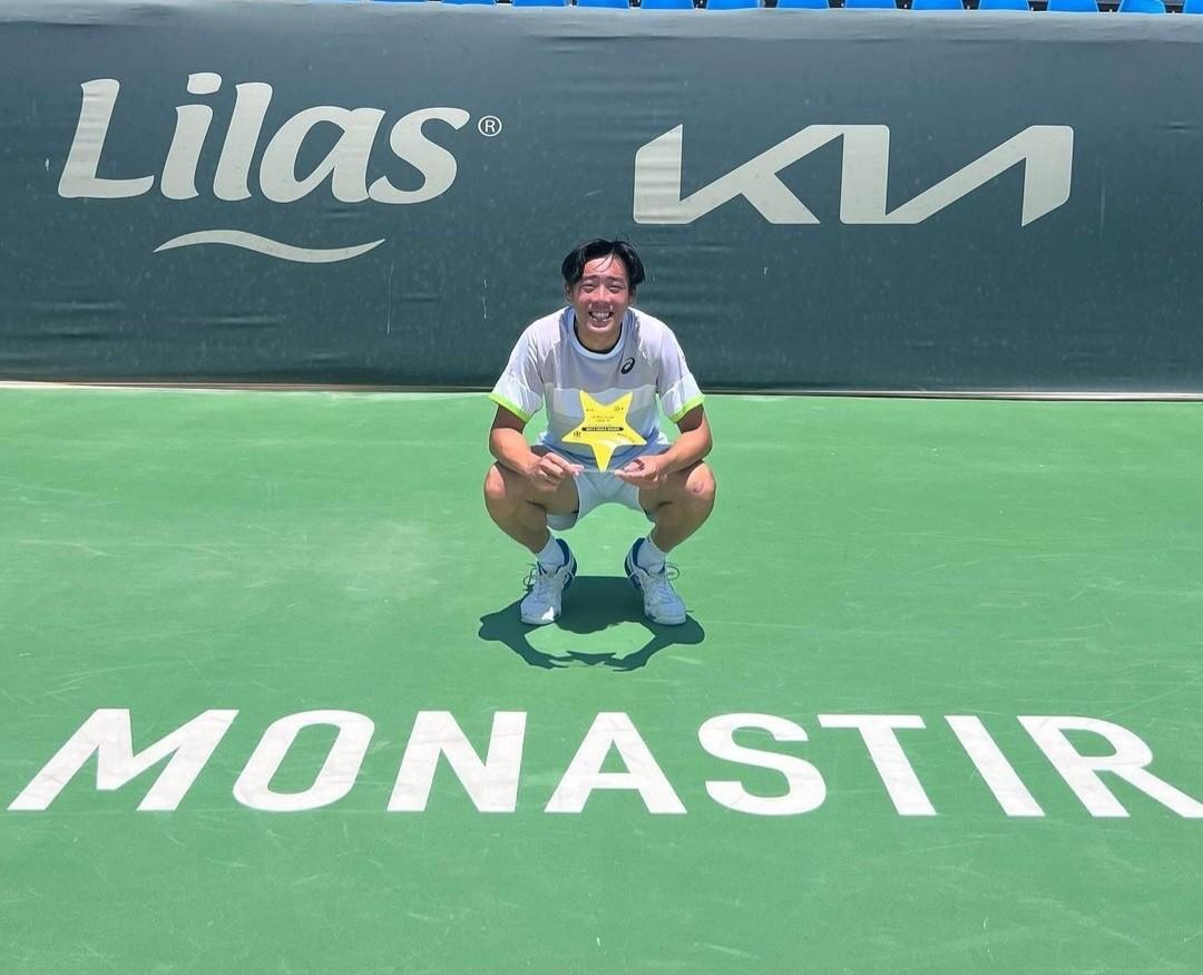 黃澤林突尼斯網賽男單封王