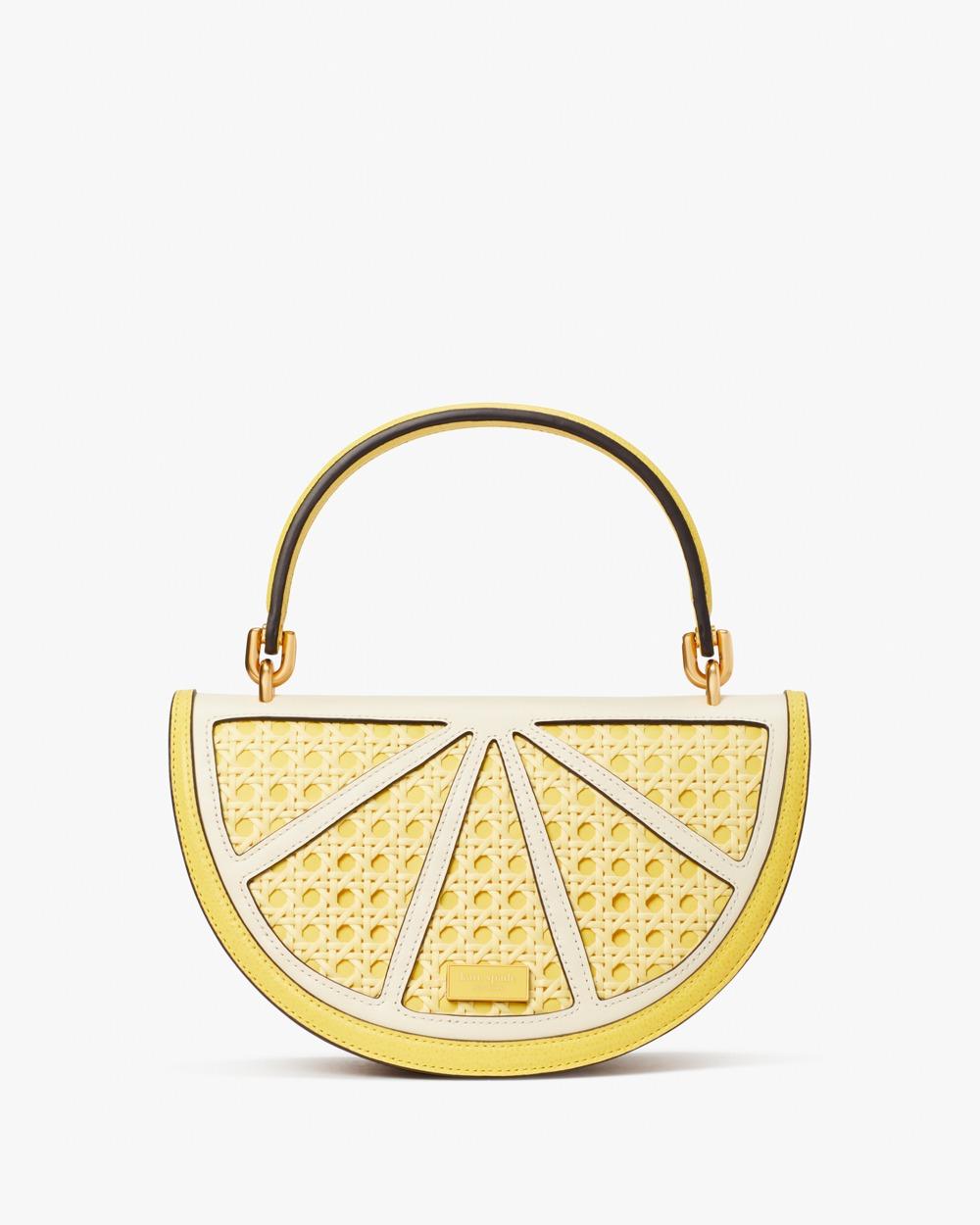 LEMON DROP WICKER 3D LEMON CROSSBODY $4,200