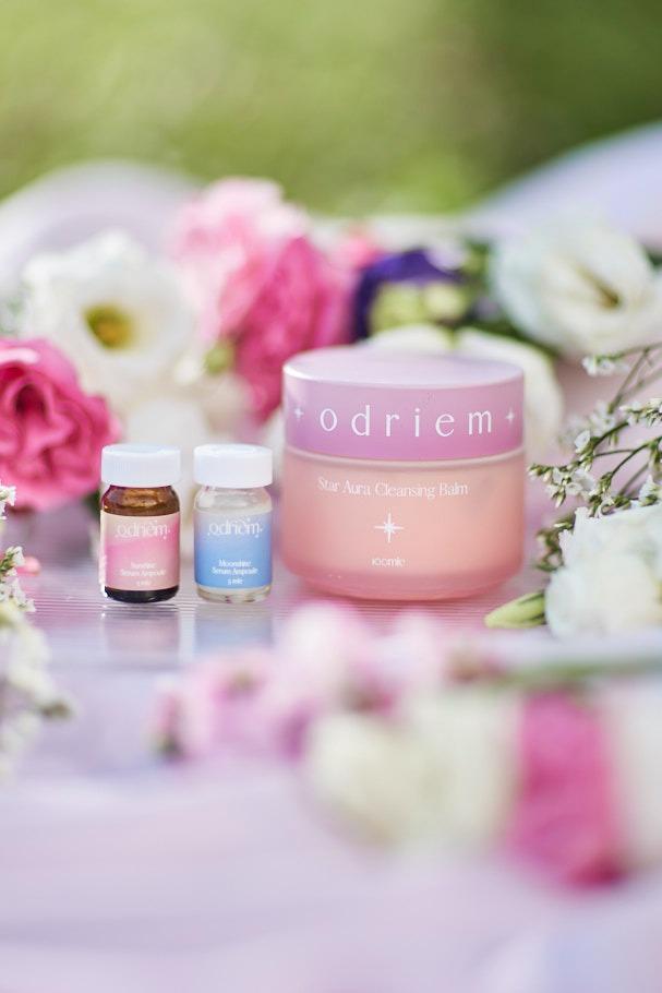 純素護膚品牌Odriem的產品包括安瓶精華及卸妝乳酪。