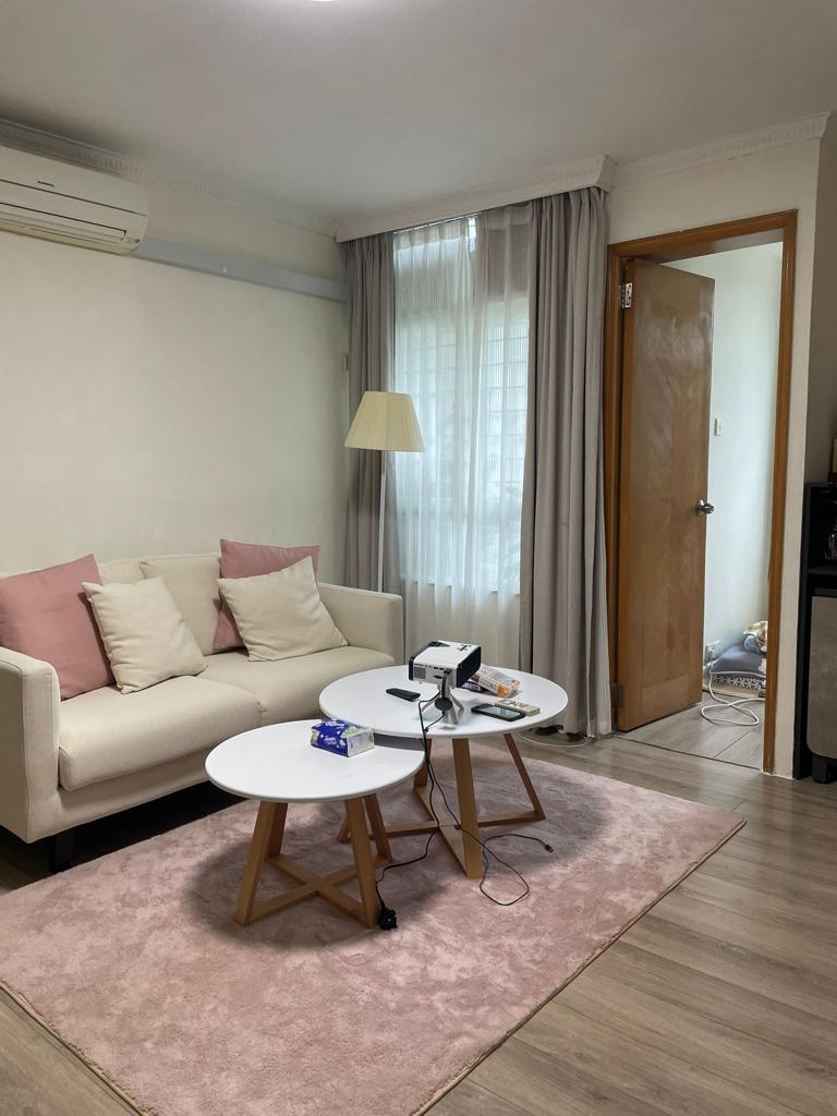 單位裝修簡約亮麗,牆身和地板皆新淨。(代理提供)