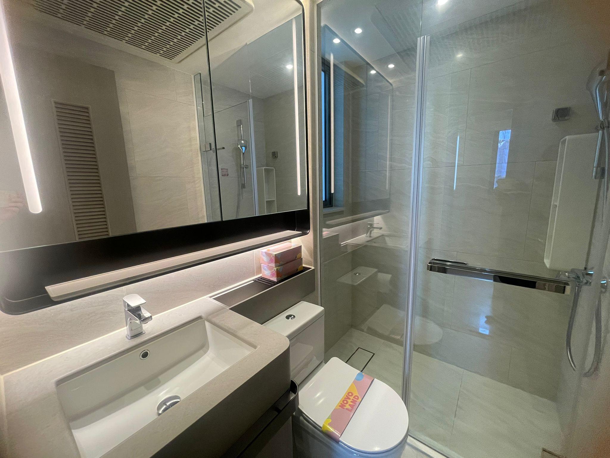 全新裝修浴室,用料及配套時尚。(代理提供)