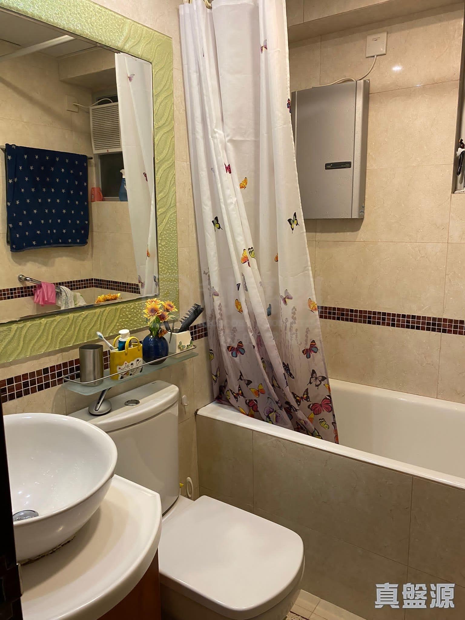 單位屬套三房戶型,兩個浴室均闊落企理。(代理提供)