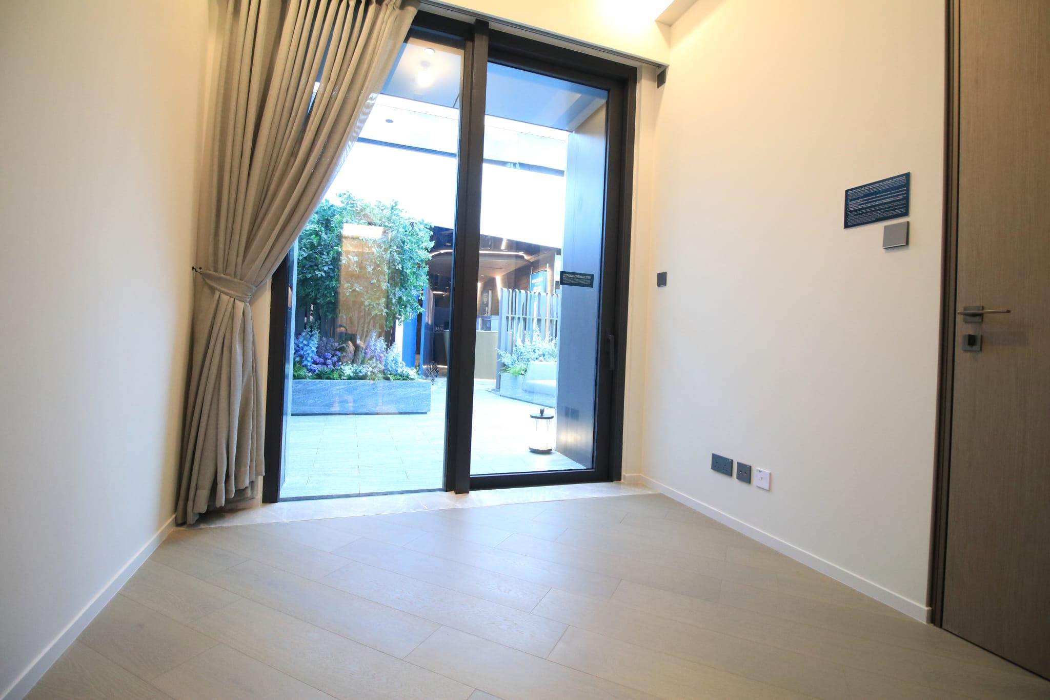 主人套房可直通私人花園。(林俊源攝)