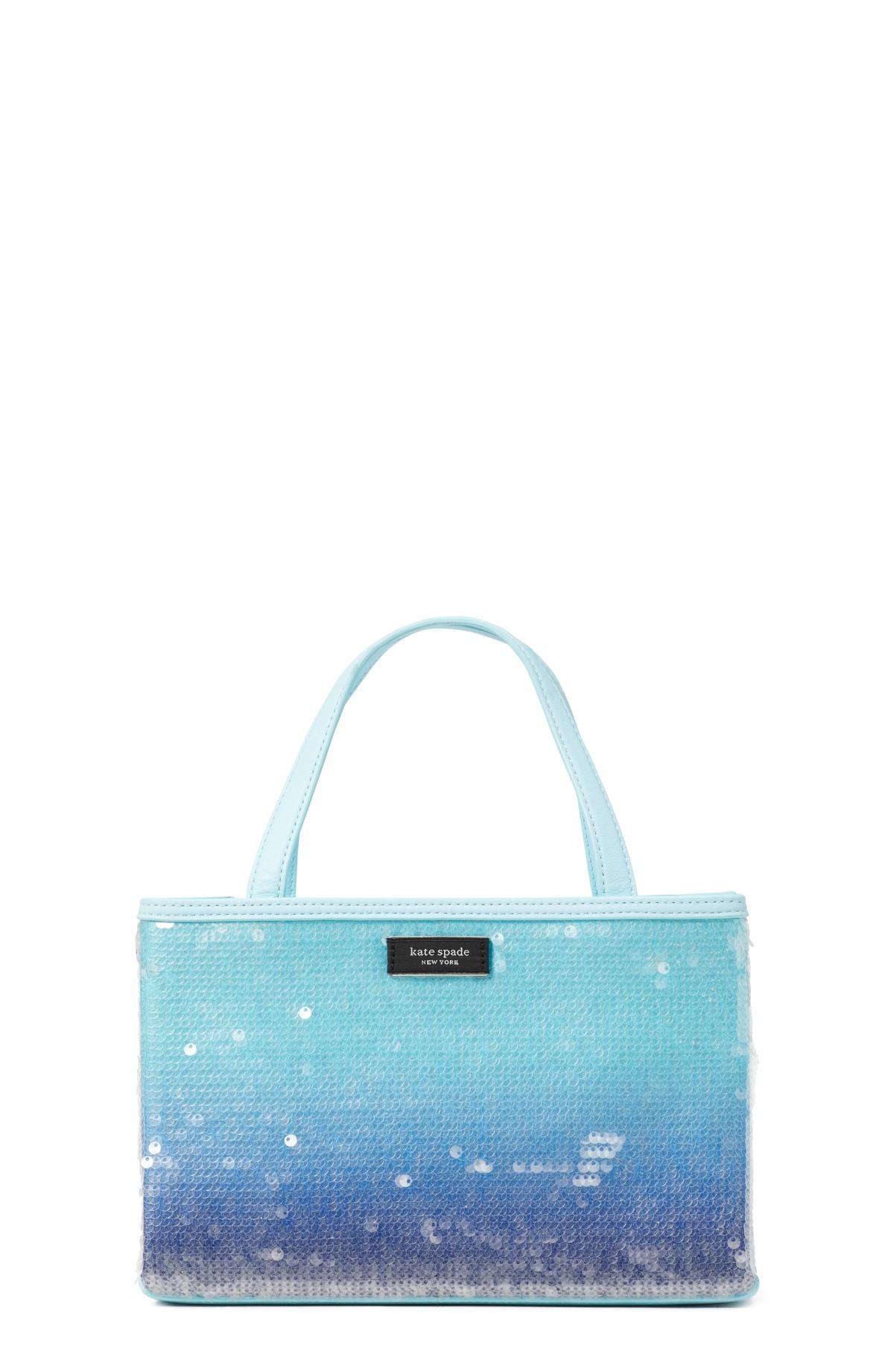 SAM ICON OMBRE SEQUIN FABRIC SMALL TOTE $4,000