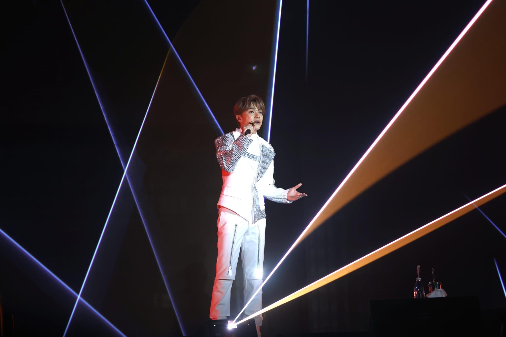 張敬軒2023年《Revisit張敬軒演唱會》頭場。(林俊源攝)