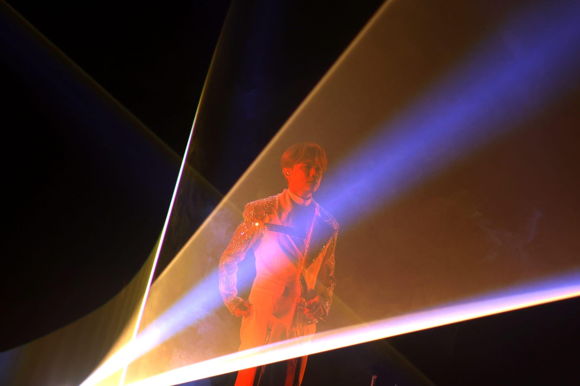 張敬軒2023年《Revisit張敬軒演唱會》頭場。(林俊源攝)