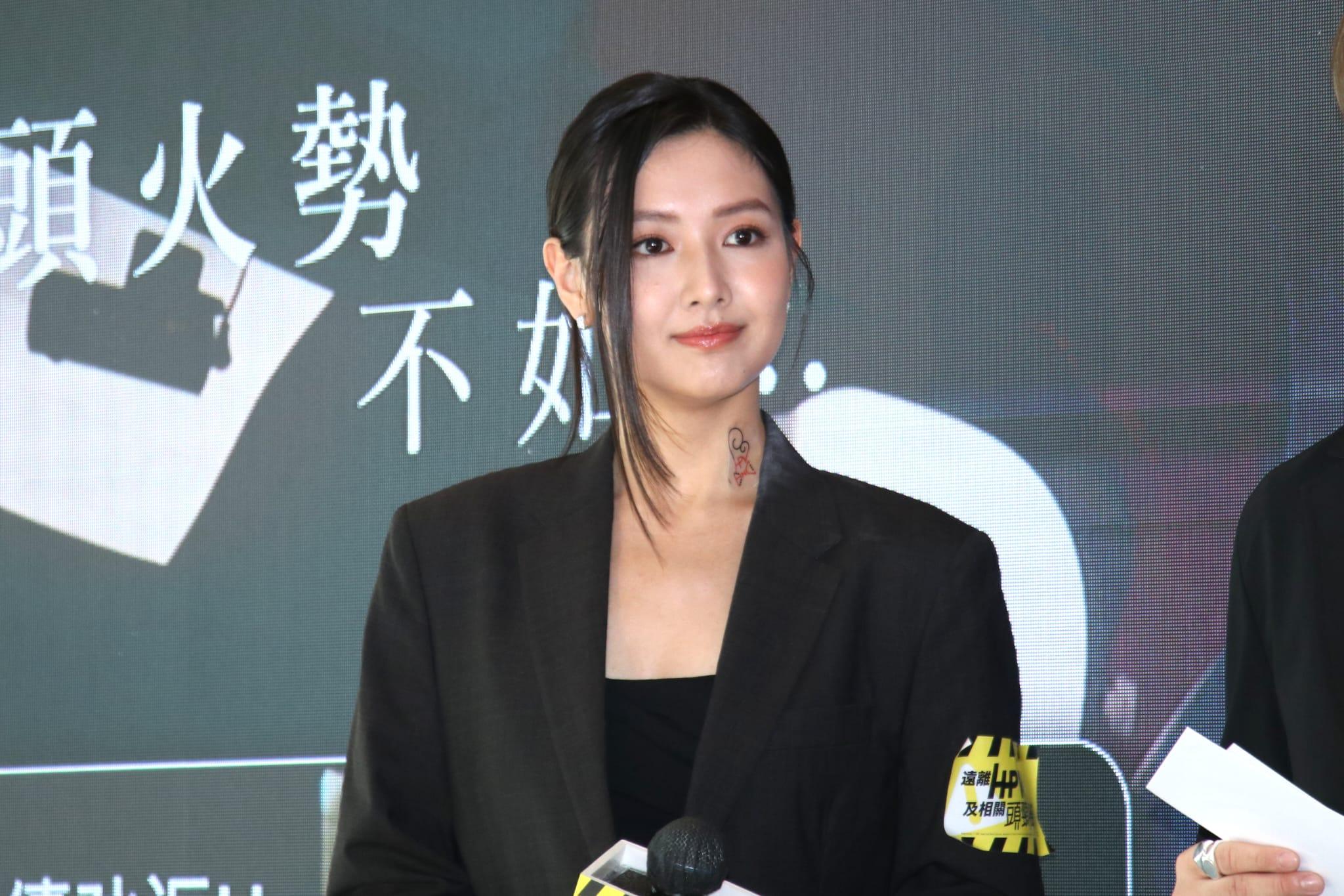 Mand出席《與HPV的距離》互動劇情影片發布會。(林俊源攝)