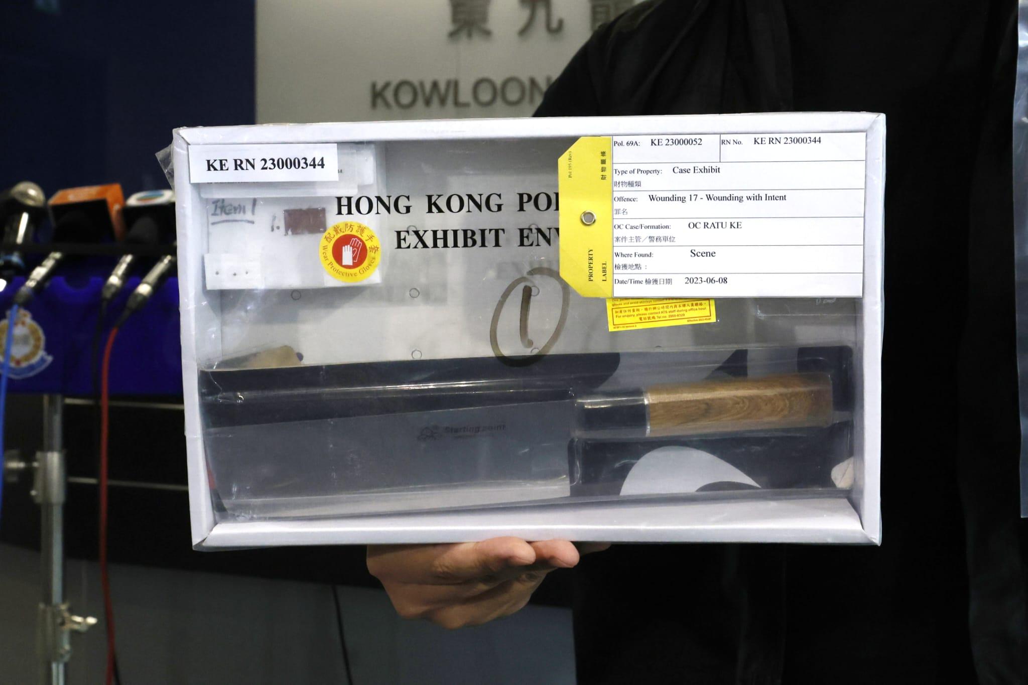 牛池灣斬人案|警方拘捕一名27歲越南籍男子 疑不滿被僱主辭退 (林俊源攝)