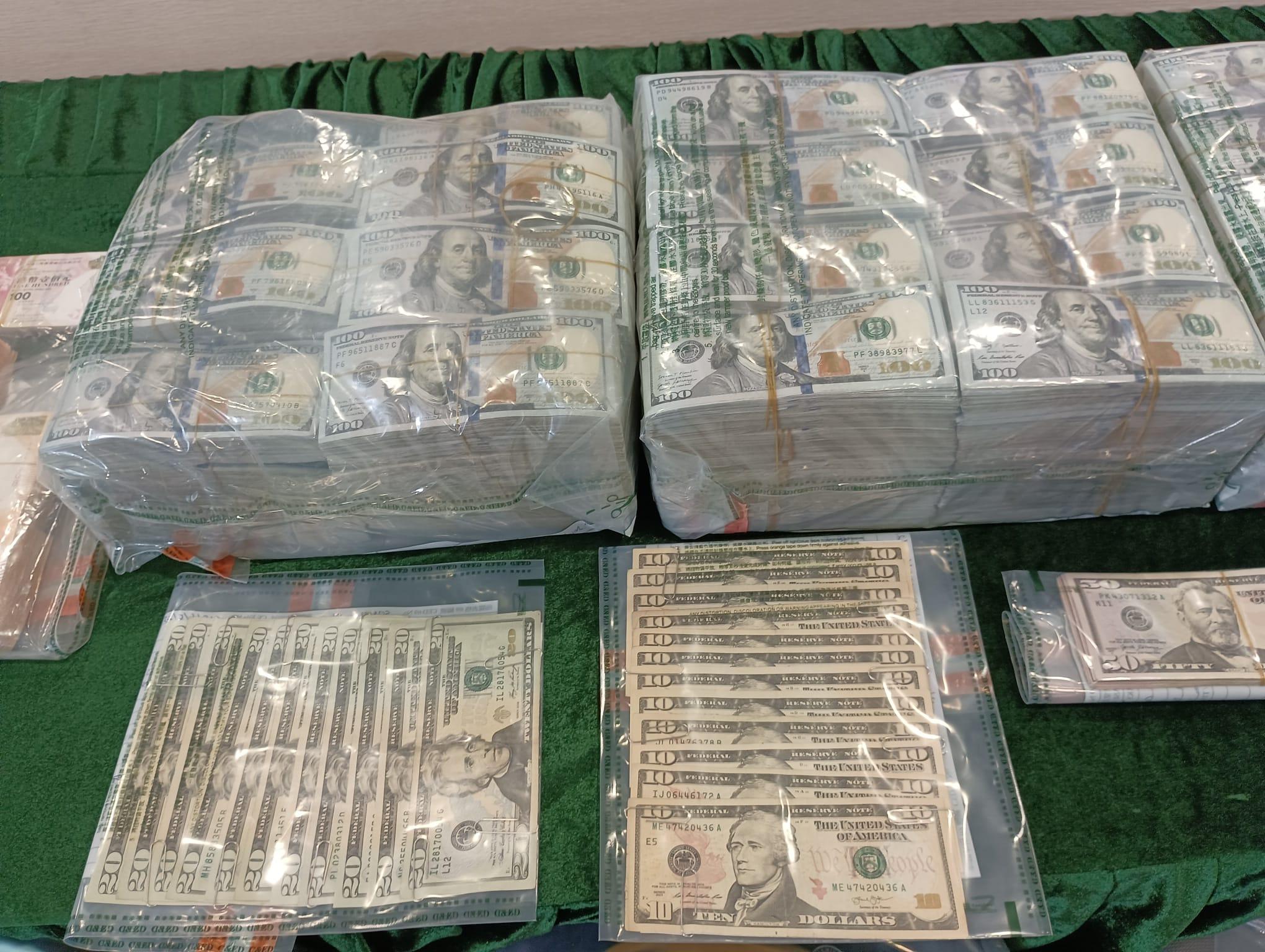 海關瓦解洗黑錢集團拘23人 涉空運逾7億港元現金