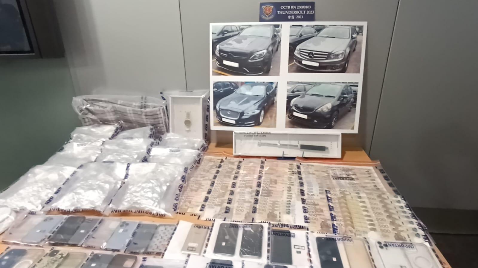 雷霆2023|O記瓦解非華裔人士操控販毒集團 拘7男2女檢大麻花霹靂可卡因等