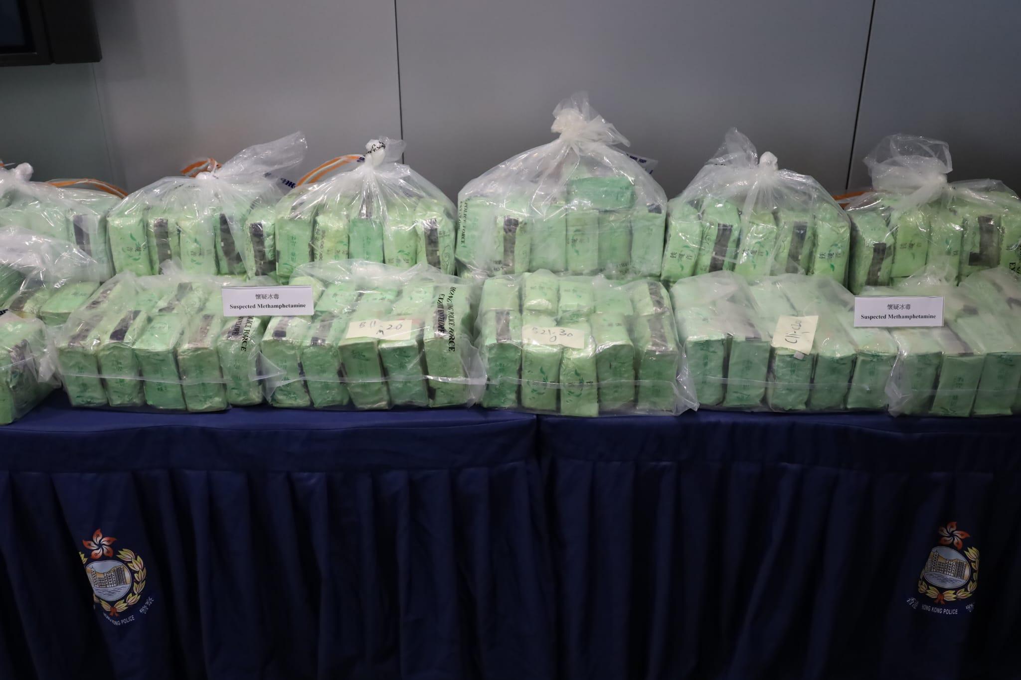 毒品調查科檢1.23億元冰毒拘2男