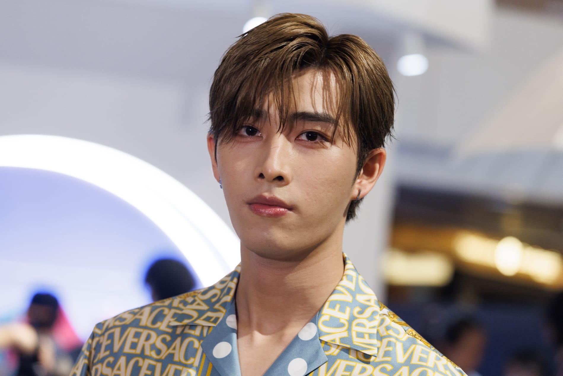 Phoebus@P1X3L出席時裝品牌活動,透露下周P1X3L將於下月飛台灣工作。(蘇文傑攝)