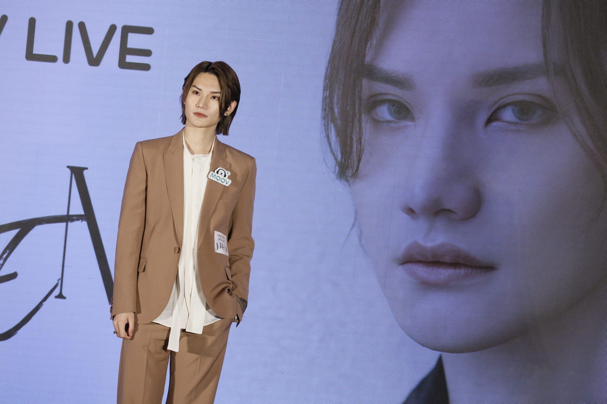 Jeremy預告個人演唱會將有不同的新嘗試。(蘇文傑攝)