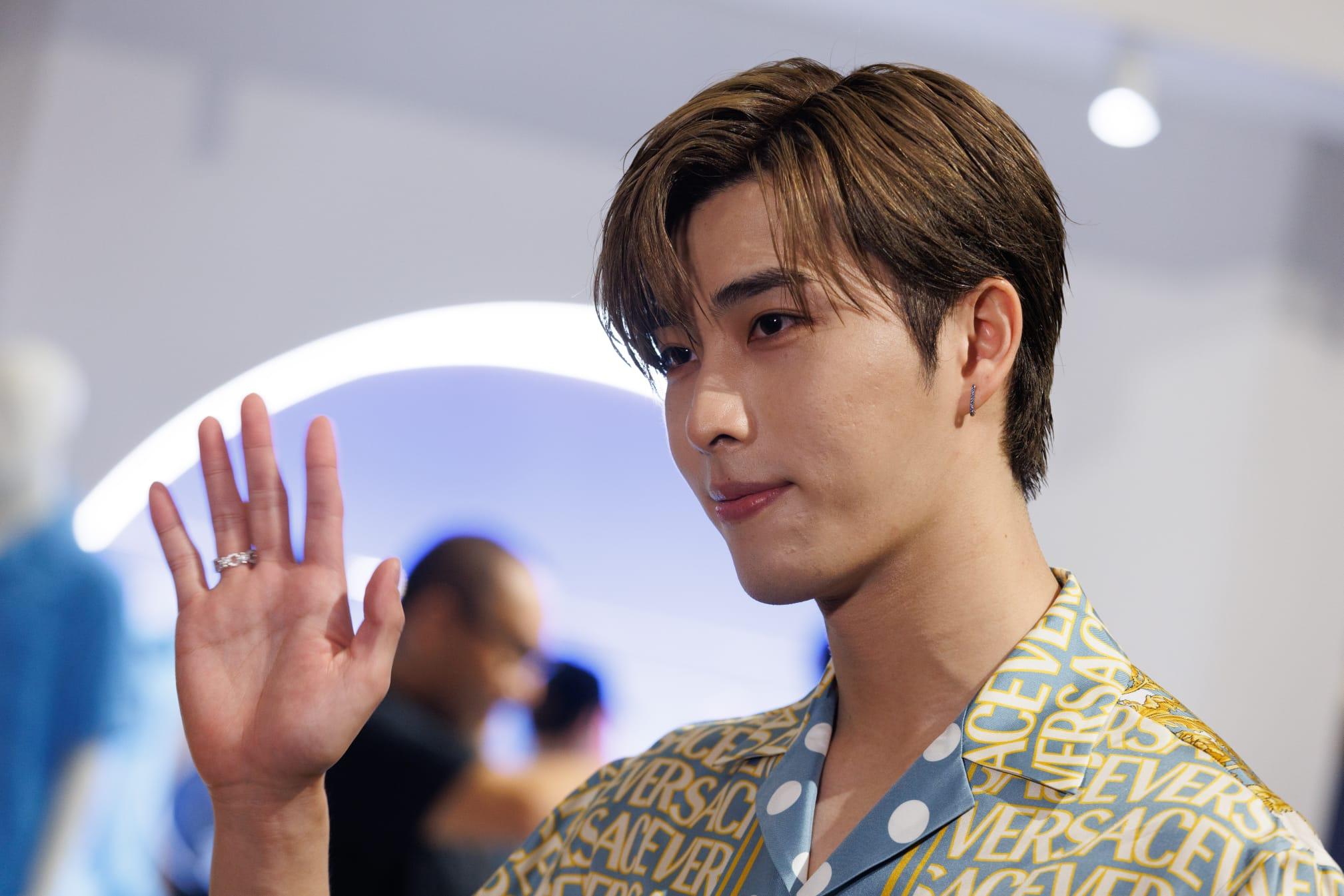 Phoebus@P1X3L出席時裝品牌活動,透露有望於月中推出新歌。(蘇文傑攝)