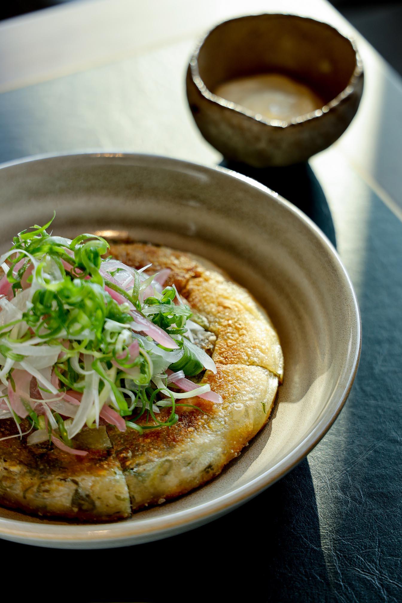 「酸種」葱油餅