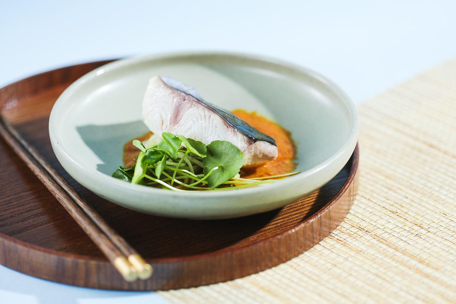 全新菜式發酵榴槤巴丁魚,以馬來西亞名水魚巴丁魚配上濃郁惹味的發酵榴槤醬,口感獨特,一試難忘。