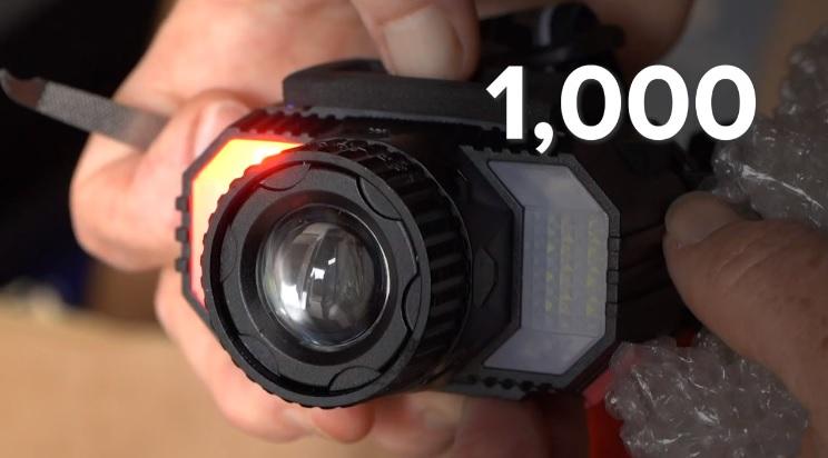 有1000個頭燈要處理。(互聯網)