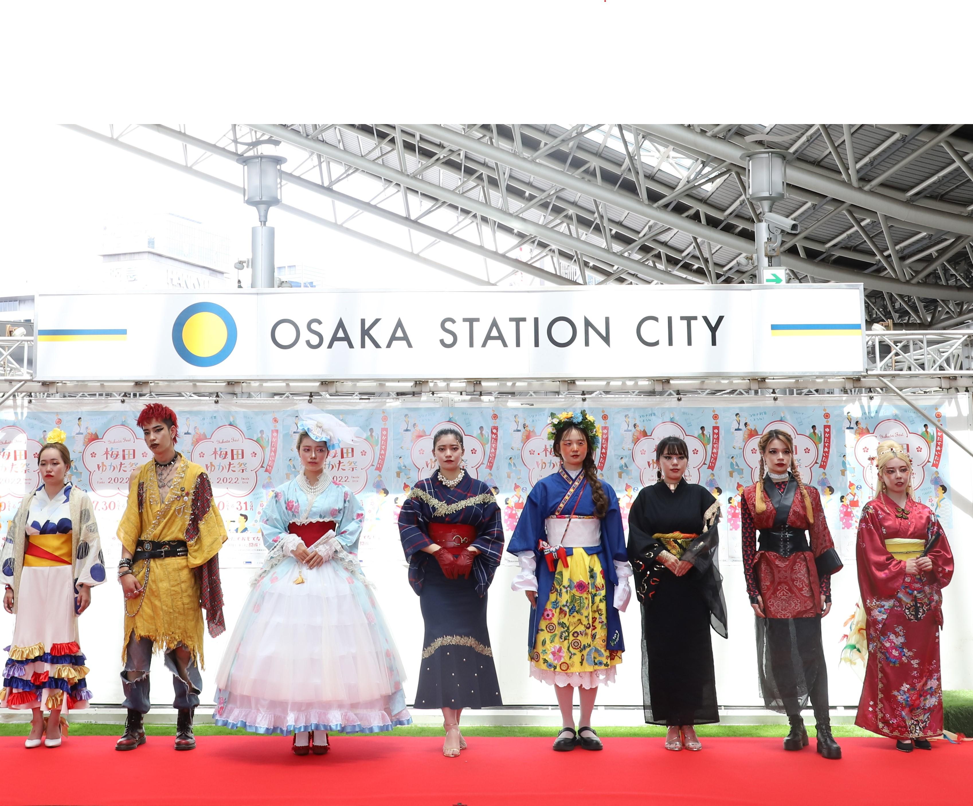 大阪Station City會場 時裝表演