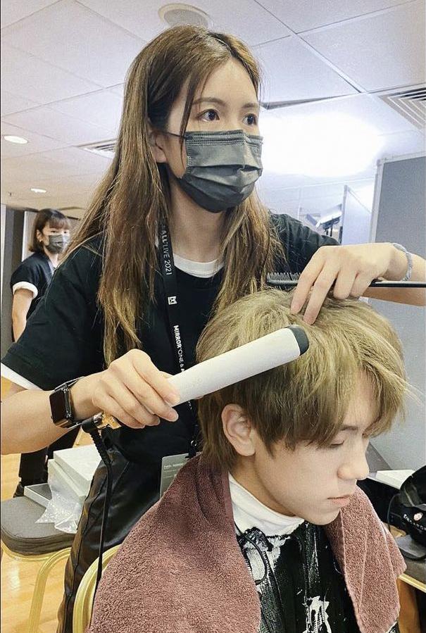 Lydia主力為姜濤整頭。