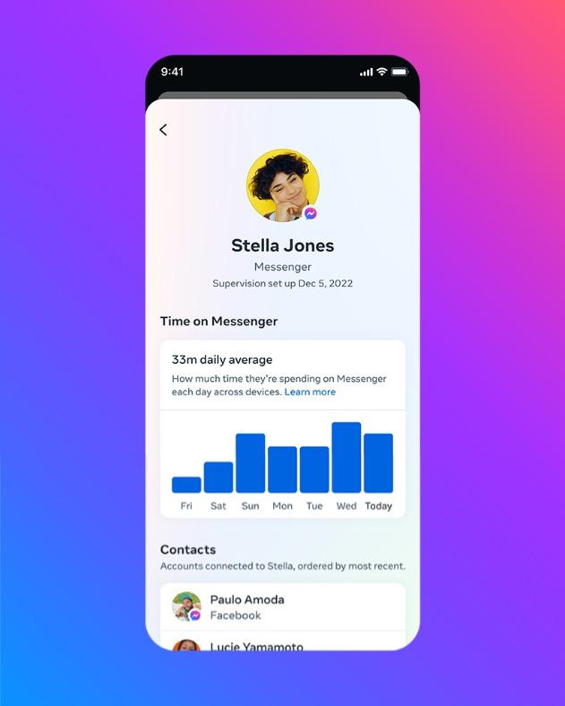 家長可於Meta 家庭中心及設置工具來監護青少年在社交平台上的使用