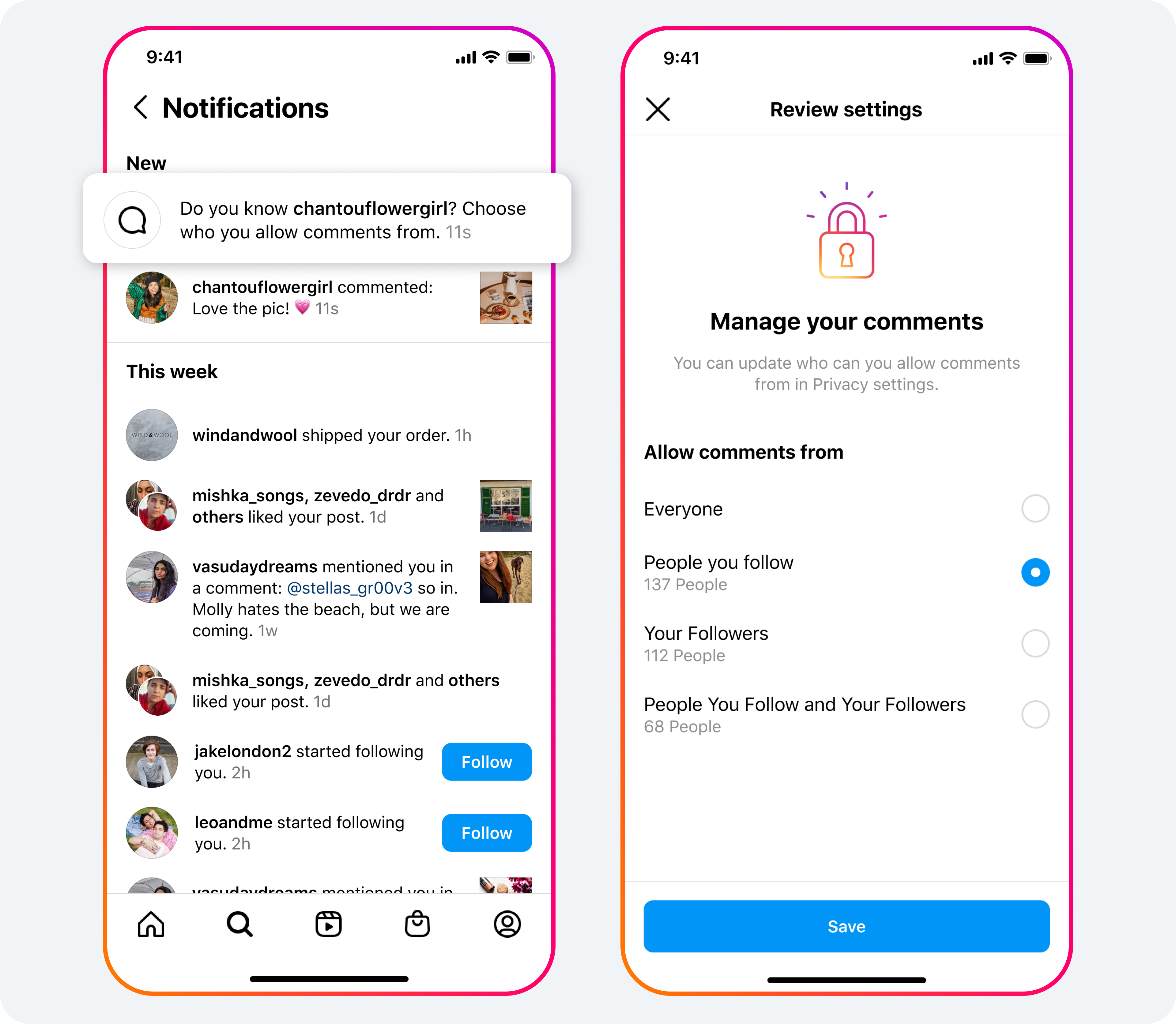 Meta Facebook可對陌生留言設限制。