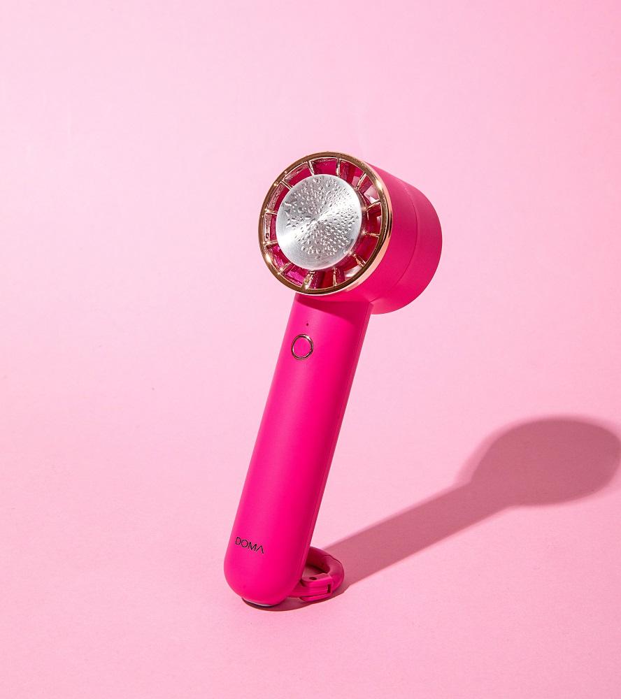 粉紅色DOMA便攜式可充電風扇