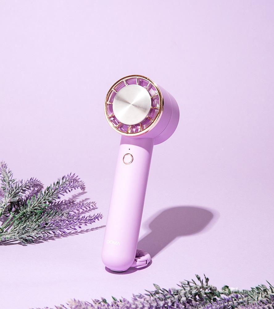 紫色DOMA便攜式可充電風扇