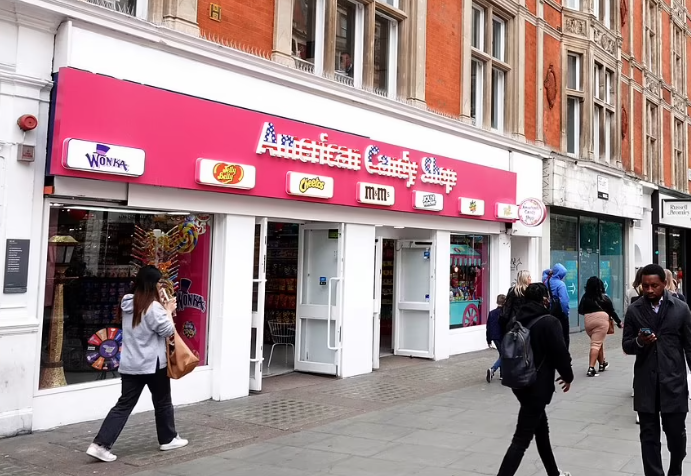 倫敦牛津街其中一間糖果店。(互聯網)