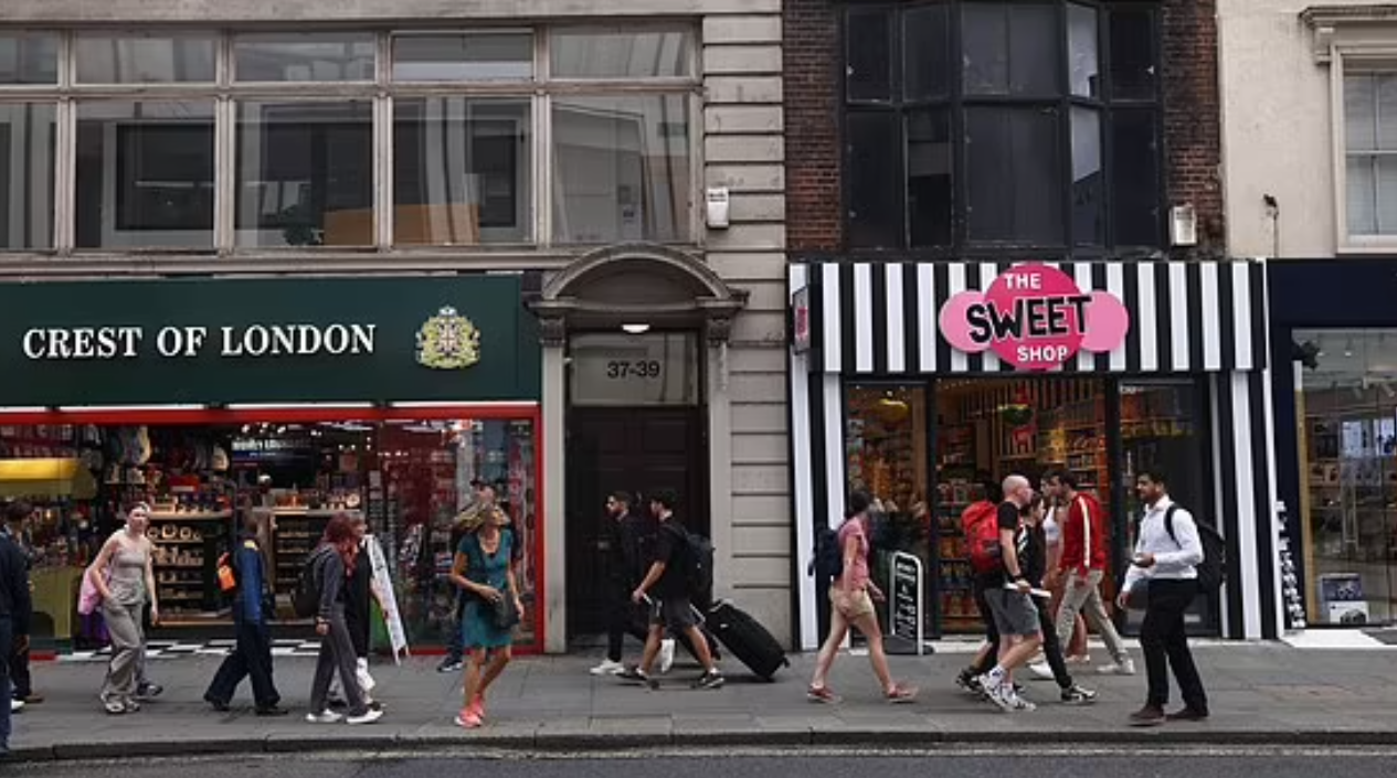 倫敦牛津街其中一間糖果店。(互聯網)