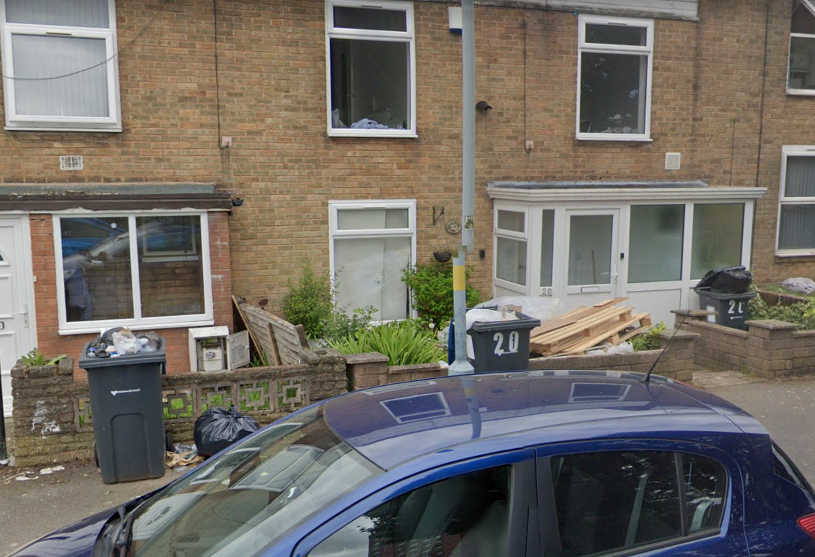 英國移民熱點|伯明翰的Newtown區被指垃圾處處,在Google Maps上亦可見。(互聯網)