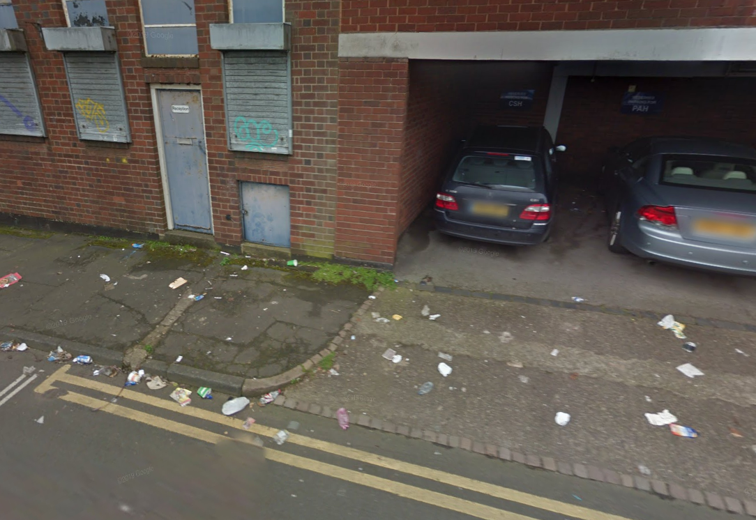 英國移民熱點|伯明翰的Newtown區被指垃圾處處,在Google Maps上亦可見。(互聯網)