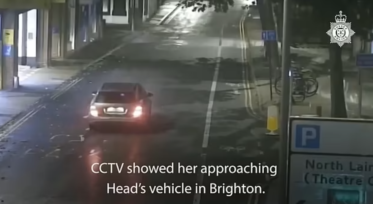 英國治安|閉路電視拍到涉案汽車。(互聯網)