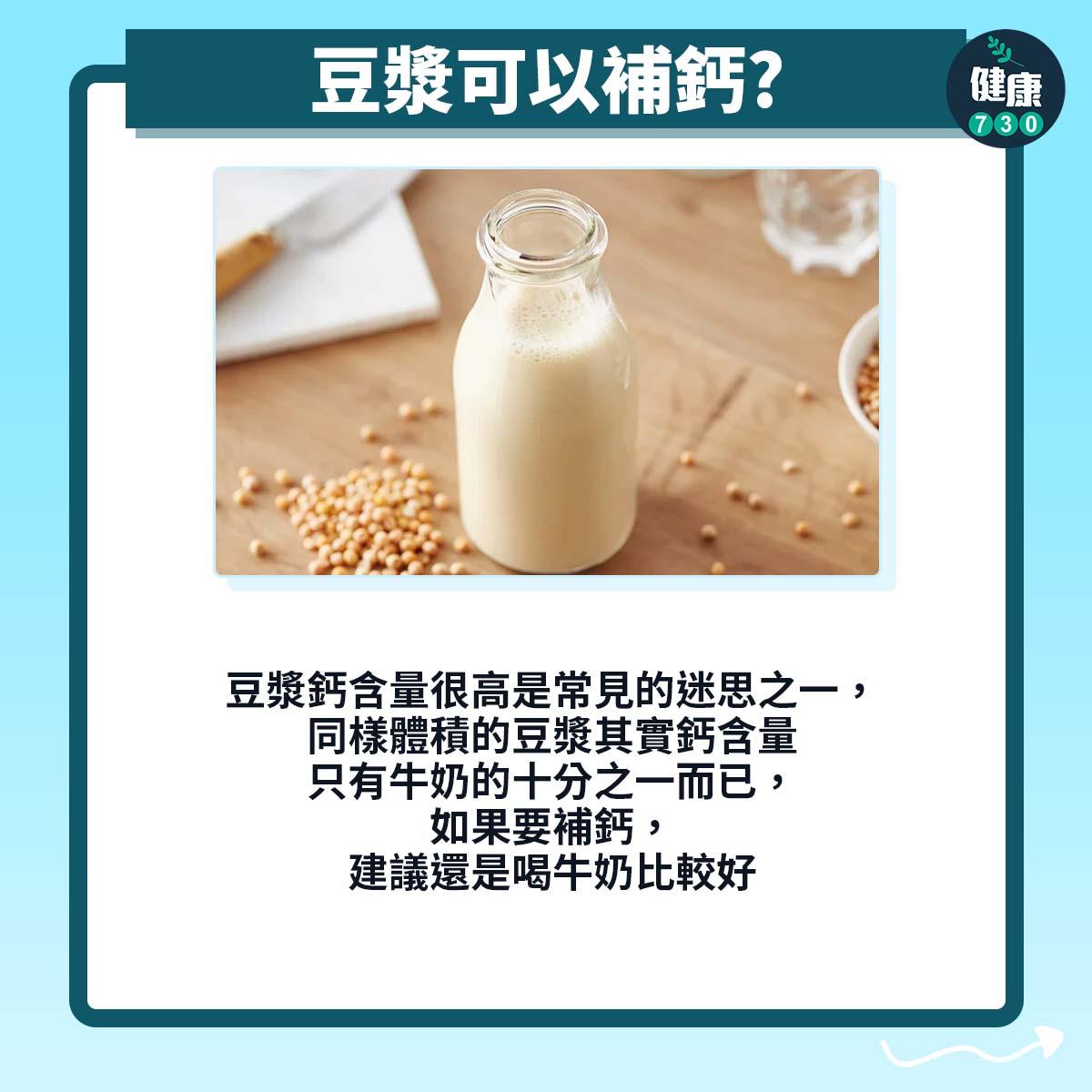 豆漿可以補鈣?