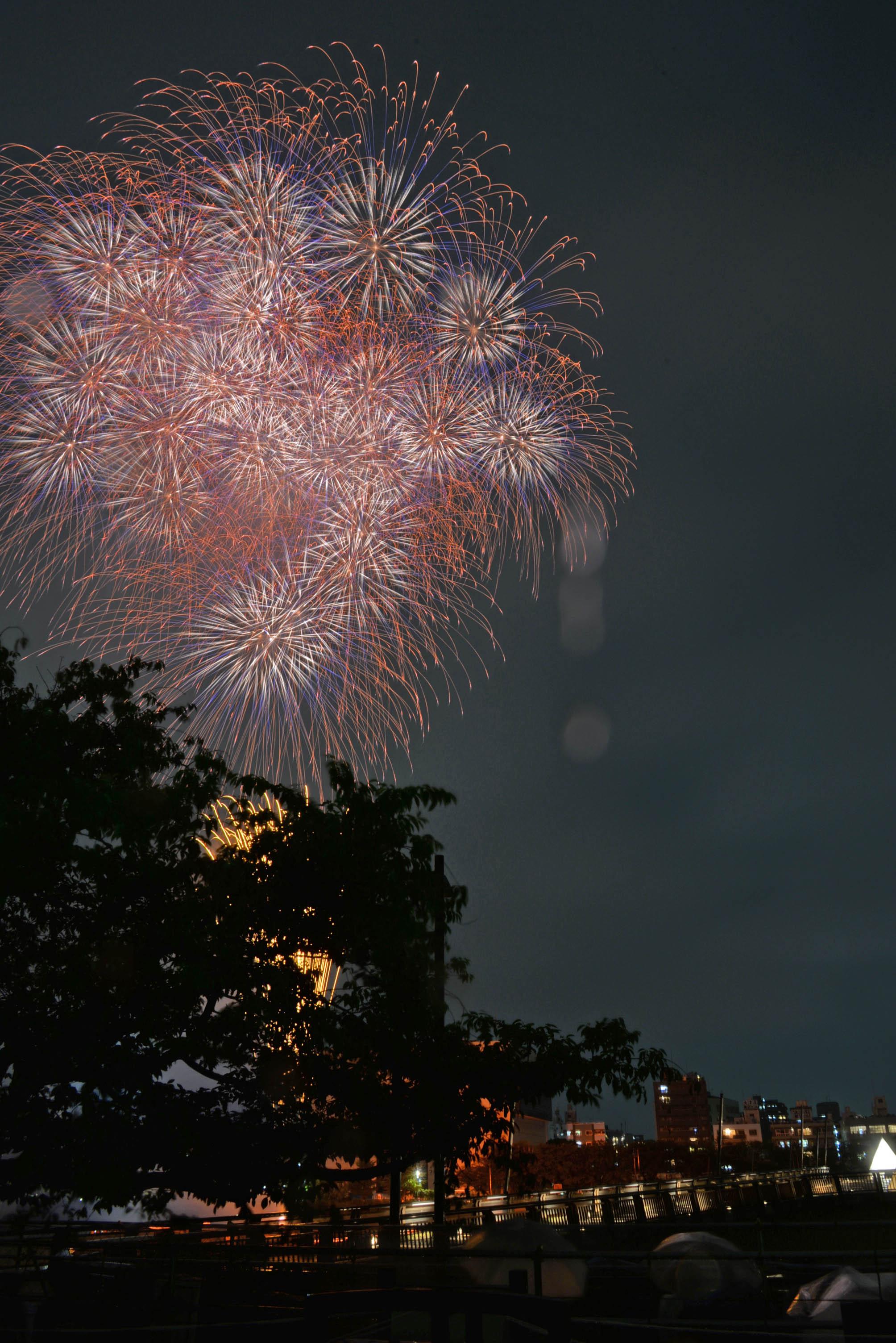 東京市 隅田川花火大會