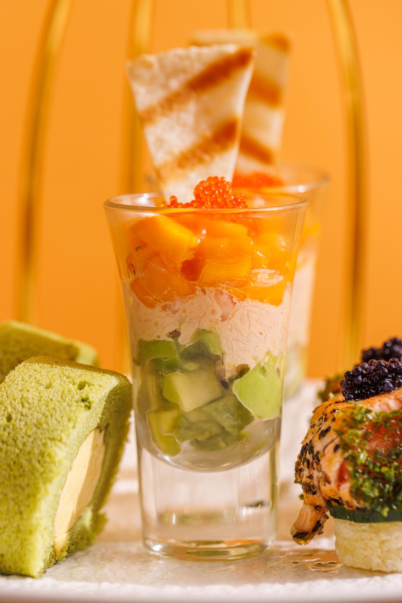 香芒牛油果蟹肉杯