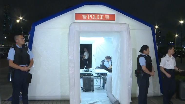 新型流動指揮站首次亮相。(電視截圖)