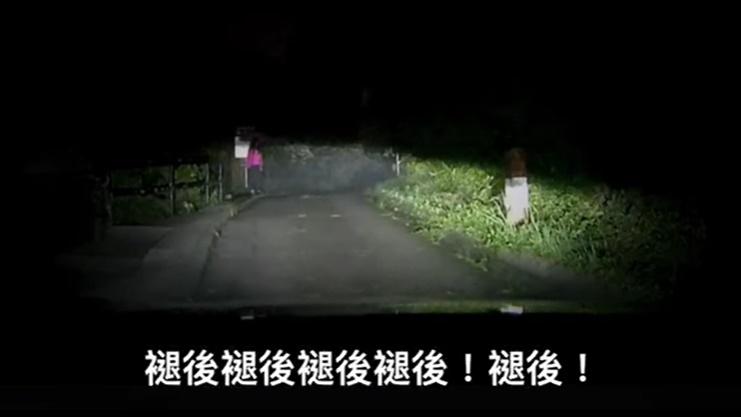 片中女聲隨即叫停車,接著連聲大叫將車退後,並問:「你見唔見到?」(車cam L(香港群組)@FB)