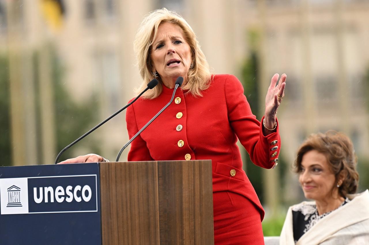 美國第一夫人吉爾(Jill Biden)。(AP)