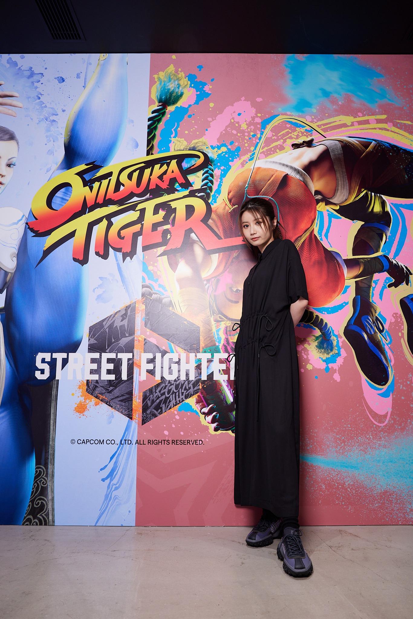 陳苡臻(Jessica Chan)演繹Onitsuka Tiger聯名《街頭霸王6》ENDACTUS鞋款。